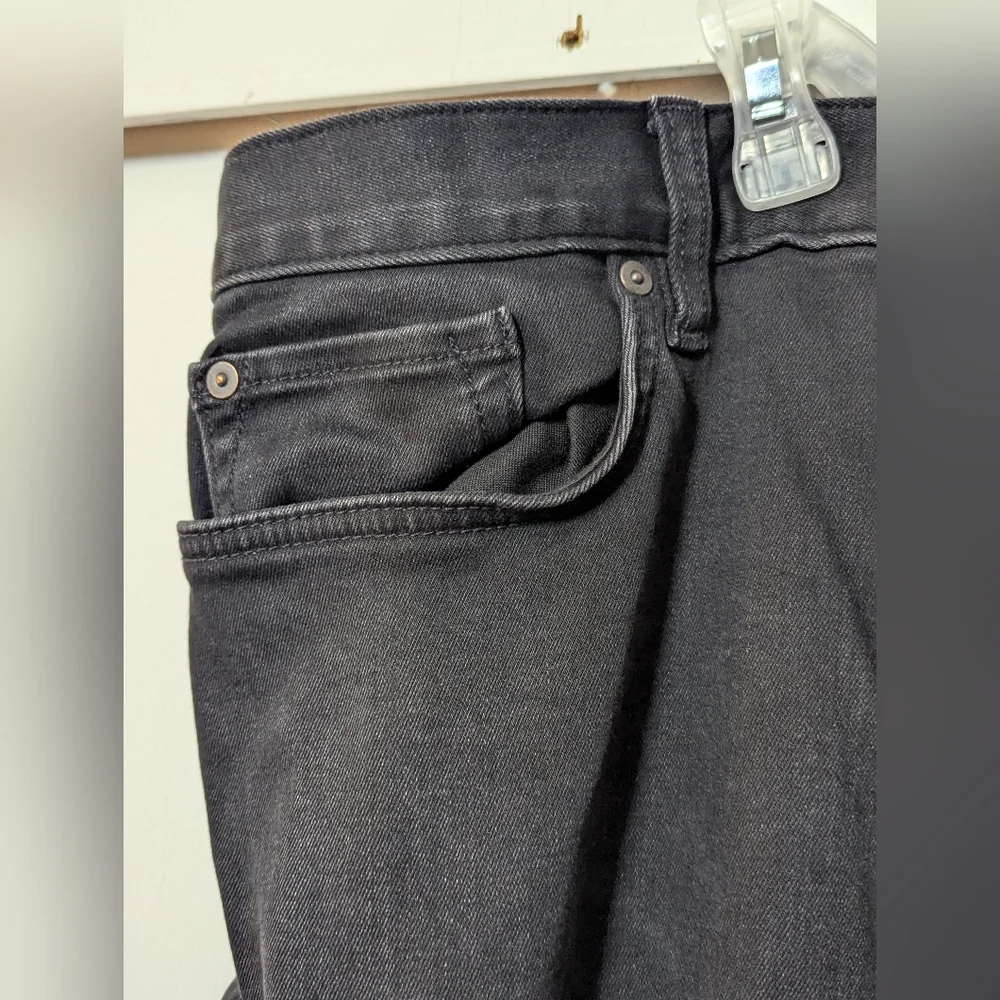 Men's Banana Republic The Traveler Slim Fit Jeans 36*36 Black Zip Fly